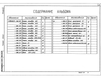 Состав альбома. Типовой проект 902-2-387.85Альбом 4 Строительные изделия. ( из типового проекта <a href="/catalog/155468/" >902-2-388.85</a>)     
