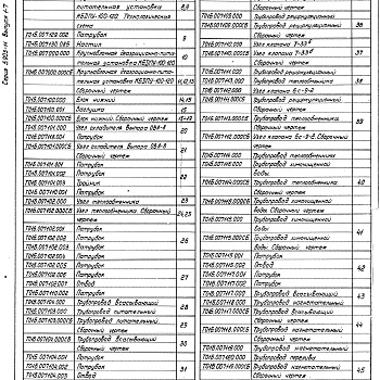 Состав фльбома. Серия 5.903-11 БлокиВыпуск 1-7 Крупноблочная деаэрационно-питательная установка КБДПУ-100-120. Рабочие чертежи