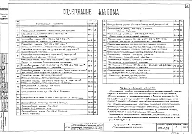 Состав альбома. Типовой проект 902-2-230Альбом 2 Железобетонные изделия (из ТП 902-2-213)  