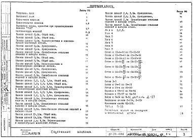 Альбом 1 Рабочие чертежи