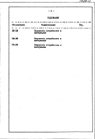 Состав альбома. Типовой проект 294-3-33.83Альбом 7  Ведомости потребности в материалах ( вариант с электролизными установками)   