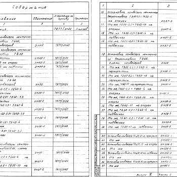 Состав фльбома. Серия 4.702-1 УзлыВыпуск 4 Оборудование подъемно-транспортное Часть 2 Установочные нормали