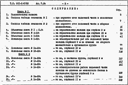 Состав альбома. Типовой проект 901-1-7/80Альбом 5 Сметы