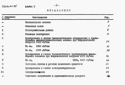 Состав альбома. Типовой проект 901-6-71.85Альбом 10 Сметы