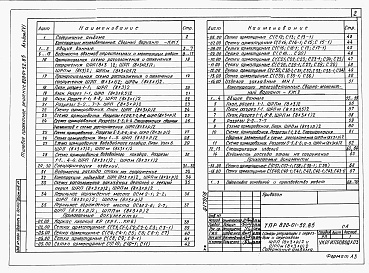 Состав альбома. Типовой проект 820-01-52.85Альбом 16  Шлюзы-регуляторы ШРП/8х2,5-3хР/2 и ШРПм/8х2,5-3хР/2. Конструкции железобетонные.    