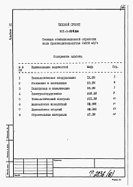 Состав альбома. Типовой проект 901-3-214.86Альбом 6 Ведомости потребности в материалах