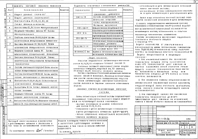 Состав альбома. Типовой проект 231-1-134.86Альбом 8 Автоматизация     