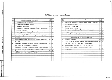 Состав альбома. Типовой проект 901-7-4.84Альбом 2 Технологическая и санитарно-техническая части.Вариант обеззараживания питьевых вод.