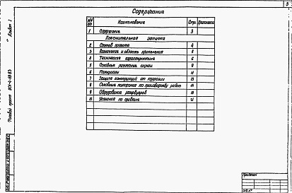 Состав альбома. Типовой проект 901-4-67.83Альбом 1 Общие материалы для проектирования резервуаров емкостью от 50 до 20000 м3 (из тп 901-4-69.83)