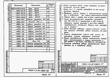Состав альбома. Типовой проект 901-1-91.88Альбом 4 Строительные изделия. Надземная часть