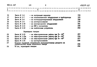 Состав альбома. Типовой проект 901-3-136Альбом 10 Сметы