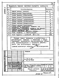 Состав альбома. Типовой проект 264-20-94.87Альбом 10 Проектная документация на перевод помещений подвала под ПРУ