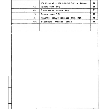 Состав фльбома. Серия 1.817.1-2 ПанелиВыпуск 1 Указания по применению и рабочие чертежи.