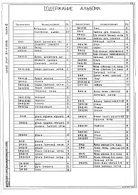 Состав альбома. Типовой проект 264-12-250.85Альбом 4 Чертежи нестандартизированного механического оборудования и изделия