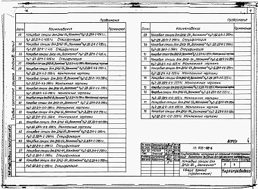 Состав альбома. Типовой проект 820-02-6Альбом 3  Оросительные трубопроводы напорные из стальных тонкостенных труб диаметром 219-426мм для дождевальных машин ДКШ 