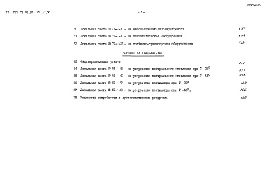 Состав альбома. Типовой проект 271-13-95.85Альбом 7 Сметы Часть 1