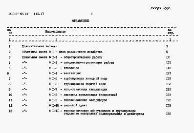 Состав альбома. Типовой проект 901-3-195.84Альбом 9 Сметы. Часть 1. Часть 2.
