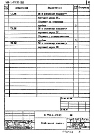 Состав альбома. Типовой проект 902-2-375.83Альбом 7 Ведомости потребности в материалах     