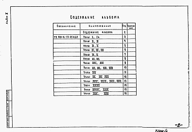 Состав альбома. Типовой проект 901-6-75.85Альбом 3 Строительные узлы (из тп 901-6-73.85)