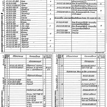 Состав фльбома. Серия 5.903-15 БлокиВыпуск 5-6 Блок дымососа БДН-9у. Рабочие чертежи