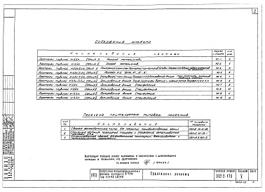 Состав альбома. Типовой проект 902-2-178Альбом 5 Строительные чертежи. Секция 4 (Н=3,2м и 4,4м)