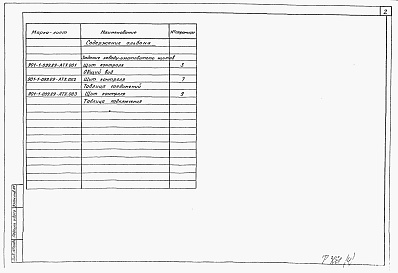 Состав альбома. Типовой проект 901-1-099.89Альбом 4 Задание заводам Главмонтажавтоматики на изготовление цеха