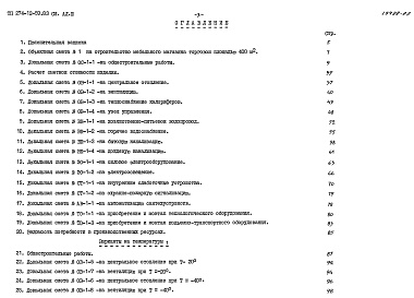 Состав альбома. Типовой проект 274-12-59.83Альбом 3 Сметы   