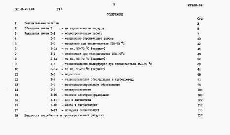 Состав альбома. Типовой проект 901-3-243.88Альбом 6 Сметы.  