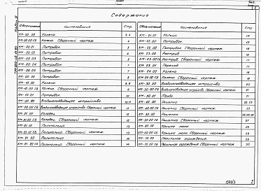 Состав альбома. Типовой проект 820-04-15.85Альбом 3 Конструкции металлические.     