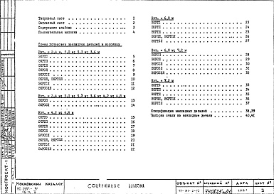 Альбом 2 Схемы установки комбинаций закладных деталей Часть 2