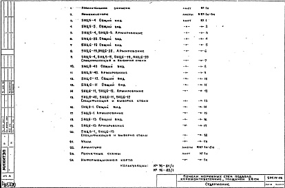 Альбом 1 Рабочие чертежи