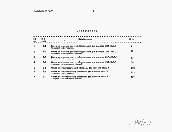 Состав альбома. Типовой проект 901-1-98.88Альбом 10 Часть 3 Сметная документация (из т.п. 901-1-95.88)