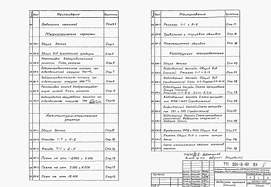 Состав альбома. Типовой проект 901-6-62Альбом 2 Часть 1 - Двухсекционная градирня. Часть 2 - Трехсекционная градирня