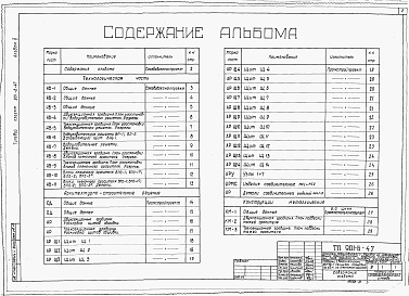 Состав альбома. Типовой проект 901-6-47Альбом 10 Оросители, водоуловители и обшивка из модифицированной фенолоспиртами древесины мягколиственных пород