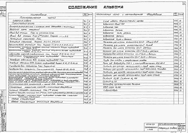 Состав альбома. Типовой проект 901-3-12Альбом 2 Технологическая, механическая части и нестандартное оборудование