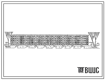 Типовой проект 1-464ДП-14  Пятиэтажный крупнопанельный жилой дом на 119 квартир (однокомнатных  19, двухкомнатных  59, трехкомнатных  31, четырехкомнатных  10).