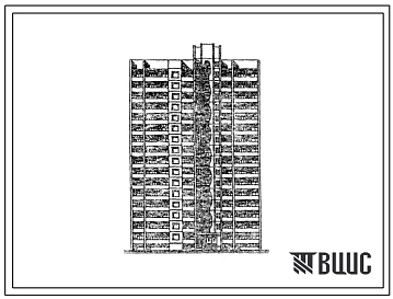 Типовой проект 121-176-1.84 16-этажный крупнопанельный жилой дом на 95 квартир для строительства в г. Киеве.