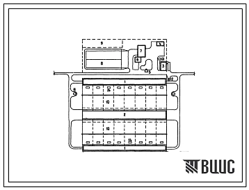 Типовой проект 819-184 Площадка для зимнего содержания и летнего откорма молодняка овец на 10000 мест (Схемы генеральных планов).