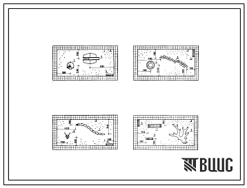 Шифр 320-18 Типовой проект Типовые элементы внешнего благоустройства микрорайонов (1966г.)