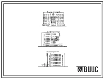 Типовой проект 251-04-70.89 Диагностический центр типа Б (в конструкциях 1.020-1/83)