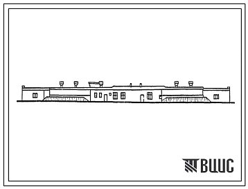 Типовой проект 813-46 Комбинированное (секционное) хранилище картофеля, плодов и овощей емкостью 1000 тонн. Хранилище разработано с неполным железобетонным каркасом в трех вариантах: