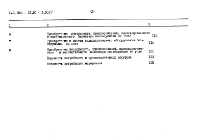 Альбом 4.85 Сметы. Ведомости потребности материалов