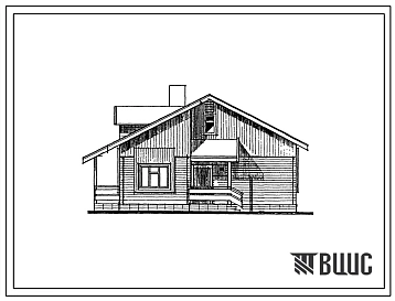 Типовой проект 186-115-208.13.88 Одноэтажный 1-квартирный жилой дом с 3-комнатной квартирой со стенами из бруса (для строительства в Ленинградской области)