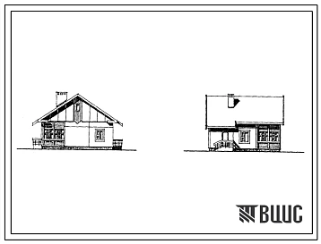 Типовой проект 181-210-37.86 Одноэтажный жилой дом с трехкомнатной квартирой типа 3Б. Для индивидуальных застройщиков