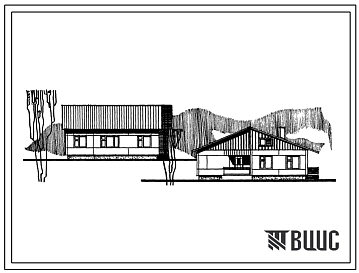 Типовой проект 181-26-57/1 Одноквартирный одноэтажный жилой дом с четырехкомнатной квартирой. Для индивидуальных застройщиков (тип II).
