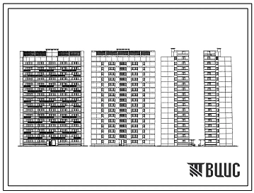 Типовой проект II-68-01/16ю 16-этажный 111-квартирный жилой дом со стенами из керамзитобетонных изделий