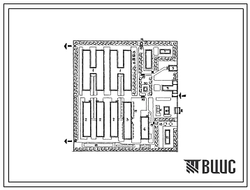 Типовой проект 802-148/72 Комплекс по выращиванию и откорму 12 тыс. свиней в год