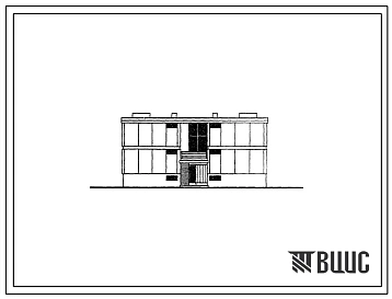 Типовой проект 113-23-34 2-этажный 8-квартирный 1-секционный жилой дом с квартирами для малосемейных (с полным благоустройством) для строительства в Эстонской ССР.