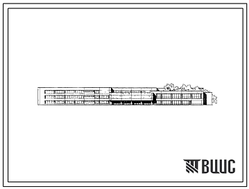 Типовой проект 222-1-118 Десятилетняя общеобразовательная школа на 40 классов (1568 учащихся) с группами продленного дня для строительства во 2 и 3 строительно-климатических зонах.