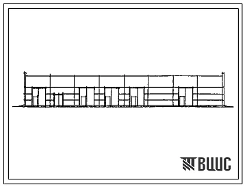 Типовой проект 503-2-37.88 Гараж для оперативно-служебных автомобилей и мотоциклов органов внутренних дел вместимостью 50 единиц